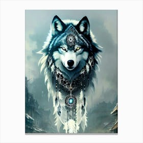 Wolf art 10 Canvas Print