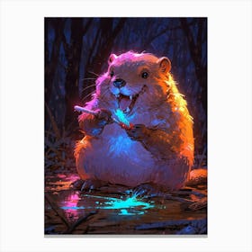 Beaver 3 Canvas Print