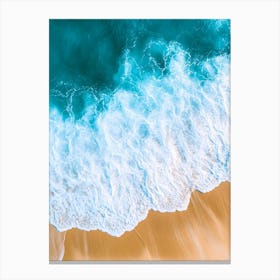 Aerial View Of A Beach 121 Canvas Print