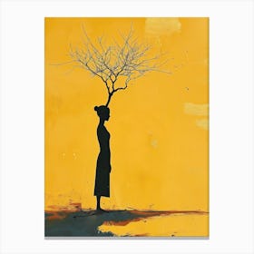 Tree Of Life, Minimalism Canvas Print