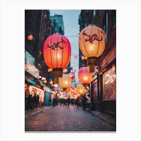 Chinese Lanterns Canvas Print