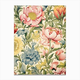 Floral Wallpaper 371 Canvas Print