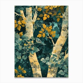 Birch Trees Canvas Print