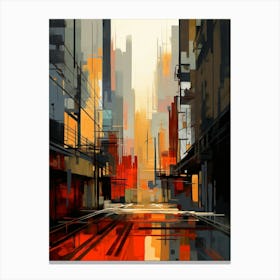 Urban Abstract Minimalist 10 Canvas Print