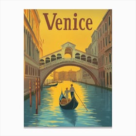 Aihrgdesign A Mid Century Modern Travel Poster For Venice Sho 9a6a3e9c E5a6 4773 9130 092e658a93ac 1 Canvas Print