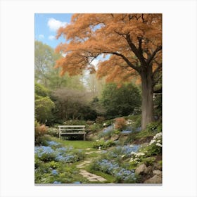 Autumn In The Garden Canvas Print