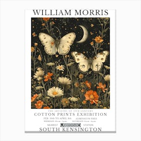 William Morris Exhibition Insects Series 21 Canvas Print