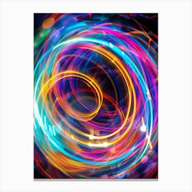 Abstract Colorful Light Canvas Print