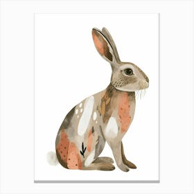 Polish Rabbit Kids Illustration 2 Canvas Print