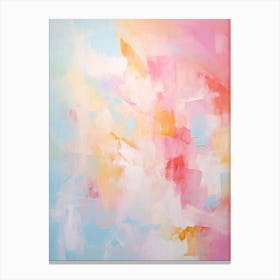 Pastel Abstract Painting Canvas Print