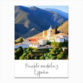 Andalusian Village, Spain 4 Canvas Print
