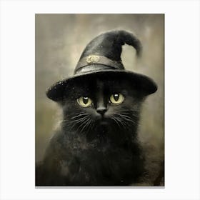 Witch Cat 5 Canvas Print