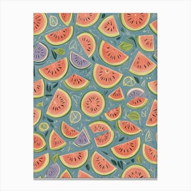 Watermelon Whimsy 1 Canvas Print