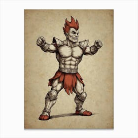 Sparta Warrior Canvas Print