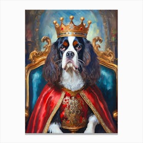 King Charles Portrait Old Master Canvas Print