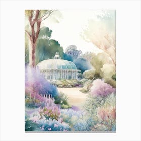 Adelaide Botanic Garden, 1, Australia Pastel Watercolour Canvas Print