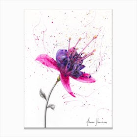 Amethyst Bloom Canvas Print