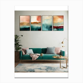 Abstract Painting Canvas Print