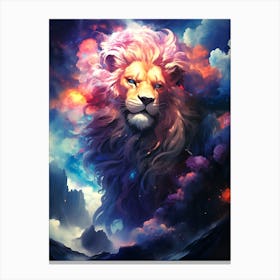 Lion In The Sky 5 Canvas Print