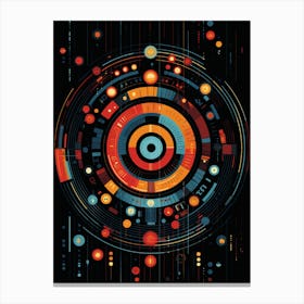 Abstract Circle 3 Canvas Print