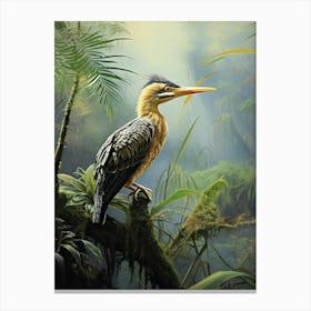 Sunbittern Serenity: Jungle Bird Poster Canvas Print