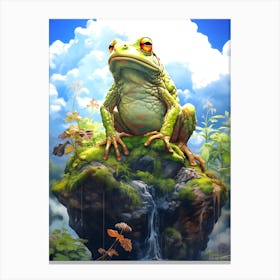 Frog In The Forest 1 Canvas Print