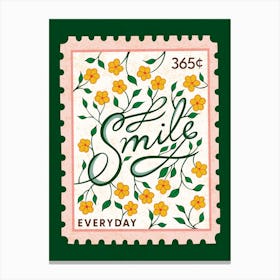 365 Days Collection - Smile 1 Canvas Print