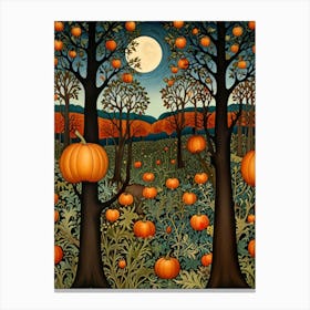 William Morris Pumpkin Patch Canvas Print