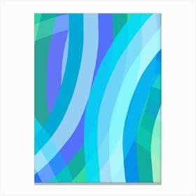 Rainbow Arch - Blue 1 Canvas Print