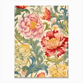 Floral Wallpaper 105 Canvas Print