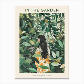 In The Garden Poster Shanghai Botanical Gardens 1 Canvas Print