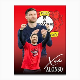 Xabi Alonso Bayer Canvas Print