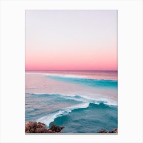 Cala Mesquida Beach, Mallorca, Spain Pink Photography 1 Canvas Print