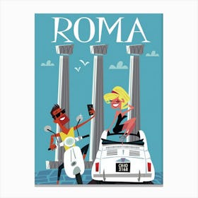 Rome art Canvas Print