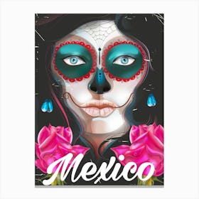 Mexico Day Of The Dead Canvas Print