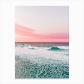 Esperance Beach, Australia Pink Photography 2 Canvas Print