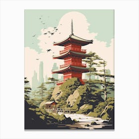 Shinto Shrines Japanese Style 10 Canvas Print
