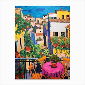 Palermo Italy 1 Fauvist Painting Canvas Print