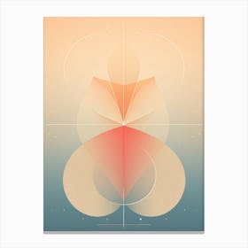 Minimalistic Abstract Geometry 11 Canvas Print