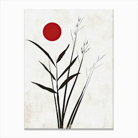 Tokyo Minimal Flow Minimalist Bauhaus Canvas Print