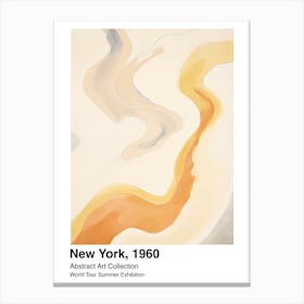World Tour Exhibition, Abstract Art, New York, 1960 12 Canvas Print