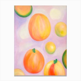 Melon Painting Fruit Canvas Print