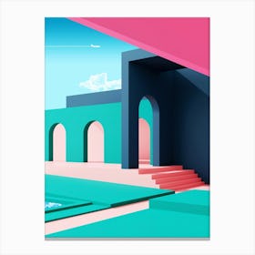 San Francisco — Minimalistic travel posters, Boho travel art, aesthetic poster Canvas Print