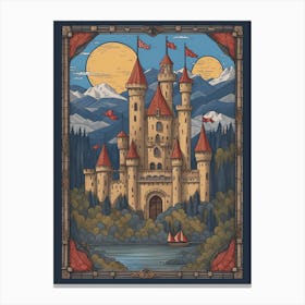 Castle In The Sky 24 Canvas Print