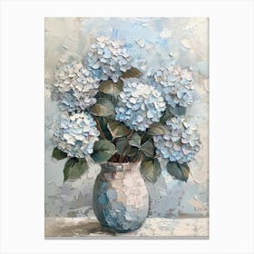 A World Of Flowers Hydrangea 3 Painting Canvas Print