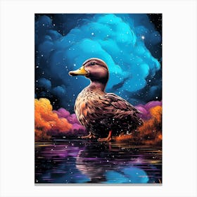 Duck In The Sky 1 Canvas Print