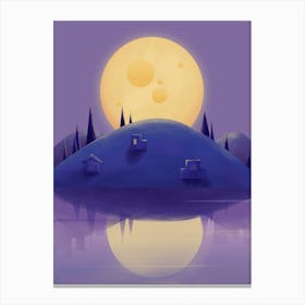 Full Moon Canvas Print