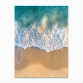 Aerial View Of A Beach 5 Canvas Print