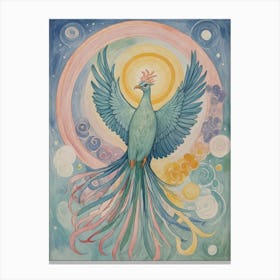 Blue Phoenix Canvas Print