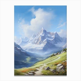 Swiss Alps.1 Canvas Print